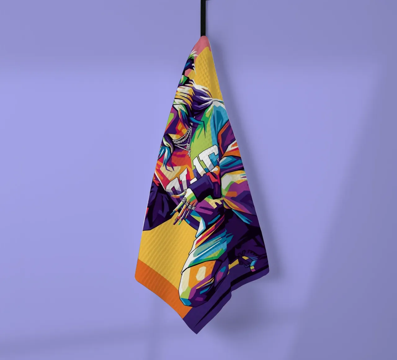 Billie Eilish WPAP art style canovaccio da cucina da Hantamrata