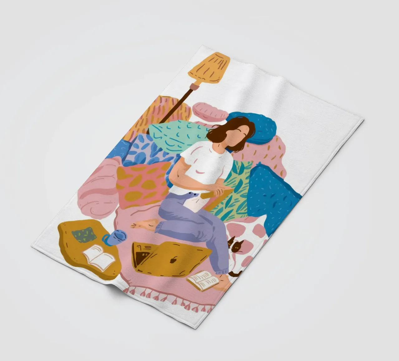 Viaggio interiore del viaggiatore coperta in pile da Prism Ritual