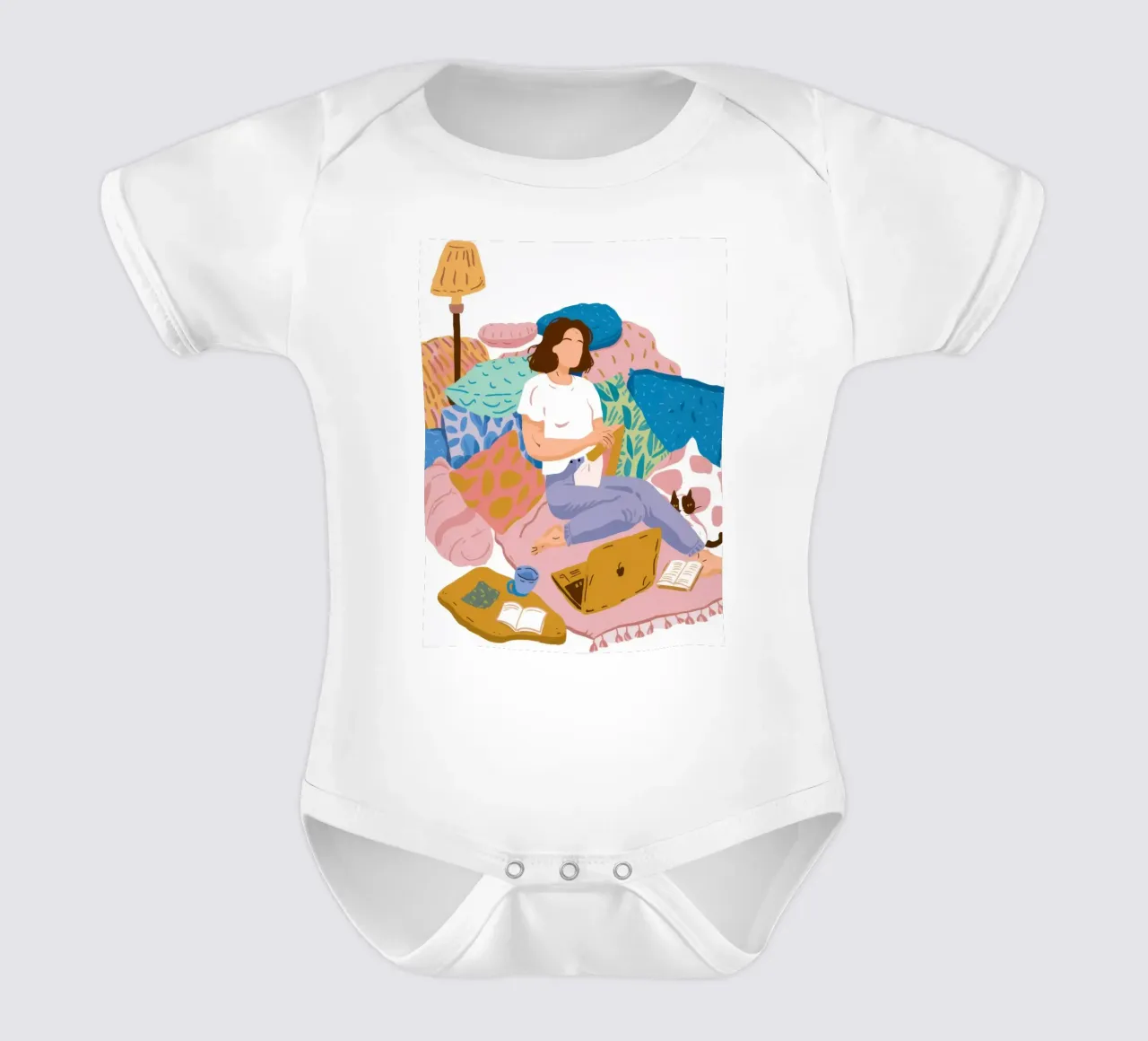 Traveler Inner Journey Kurzarm Babybody von Prism Ritual