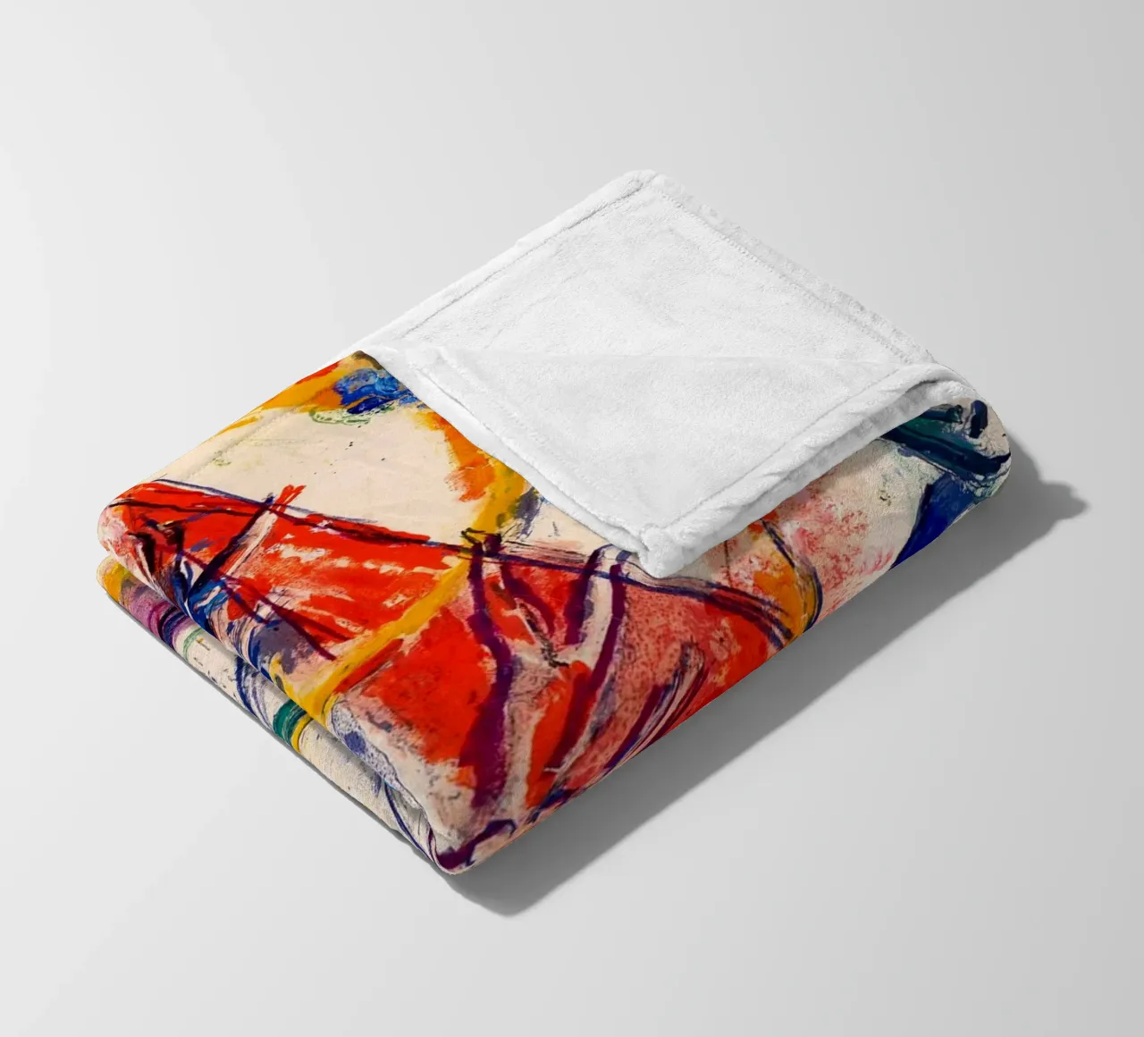 Circo di Marc Chagall 1967 coperta in pile da Noel Franecki