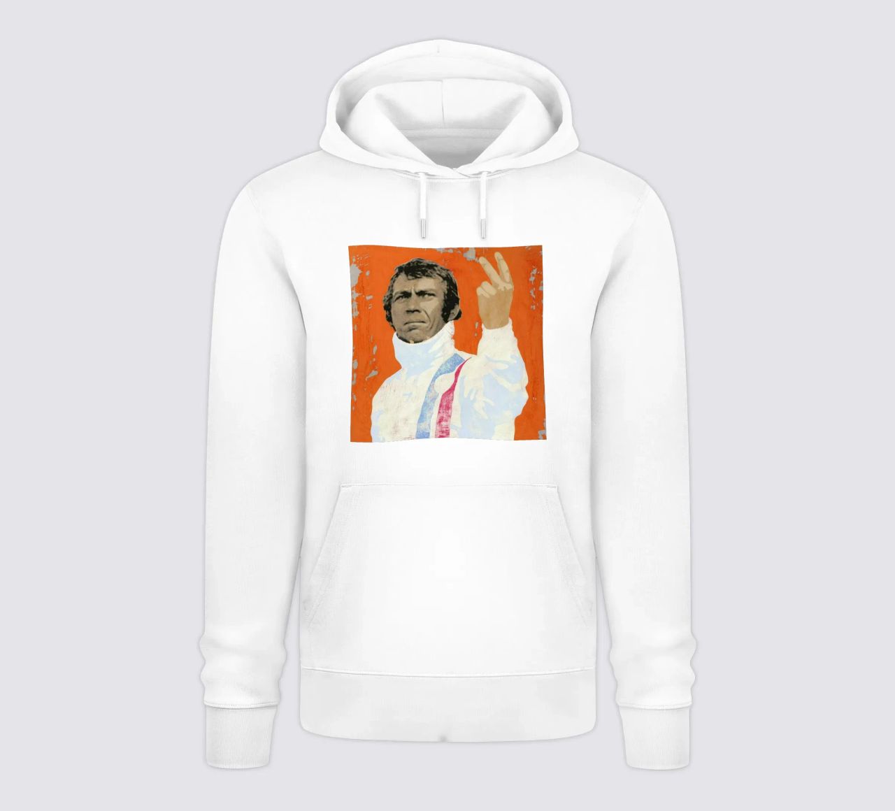 Steve McQueen felpa con cappuccio da Andy Bridge