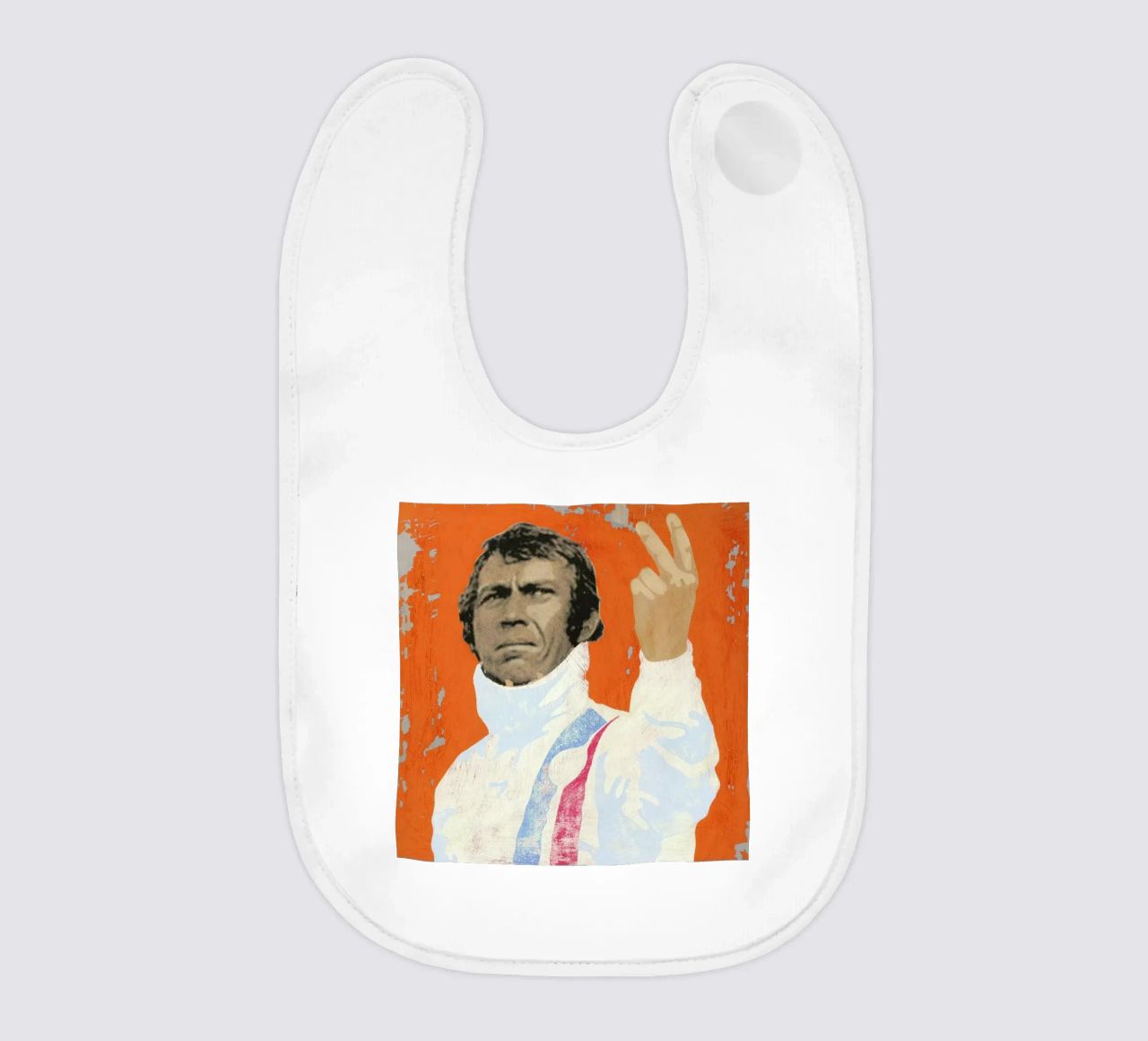 Steve McQueen bavaglino da Andy Bridge