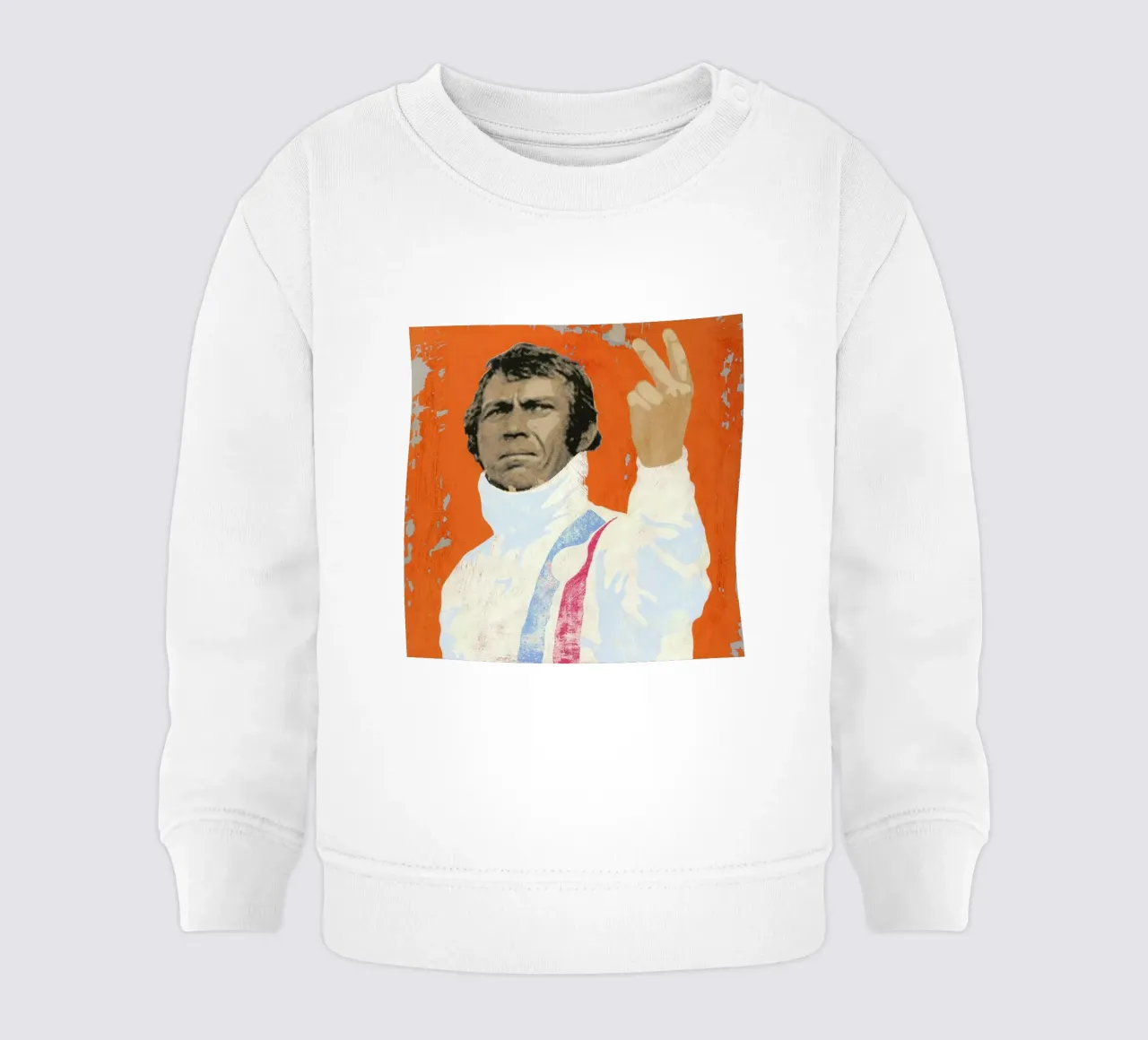 Steve McQueen sweat pour bébé de Andy Bridge