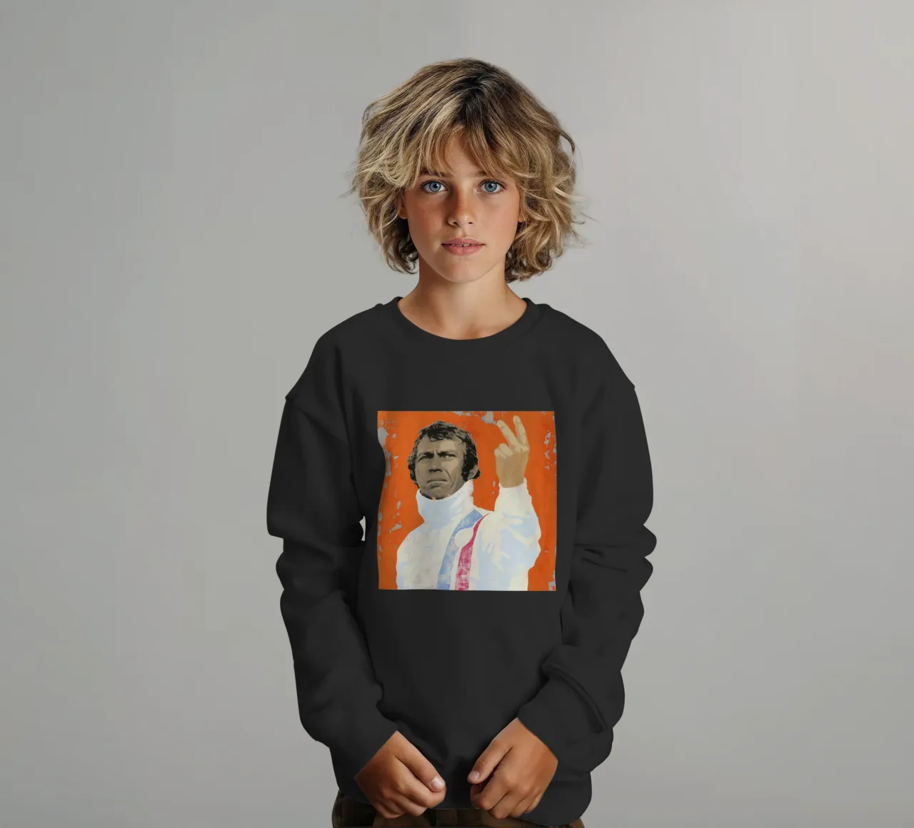 Steve McQueen felpa bambino da Andy Bridge