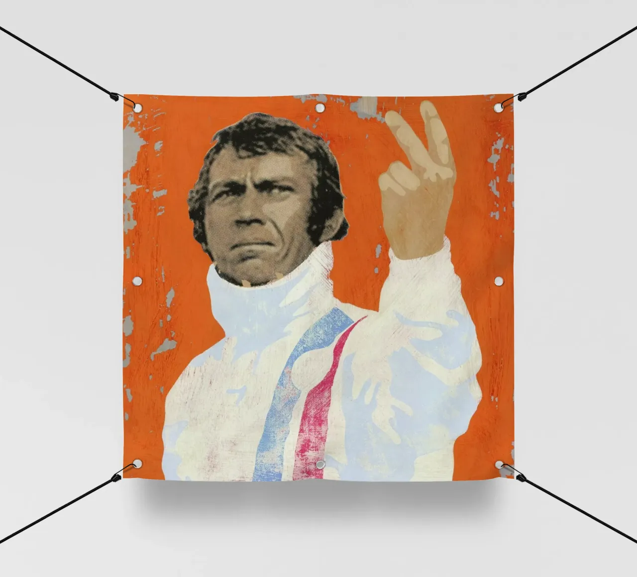 Steve McQueen pvc cover by Andy Bridge