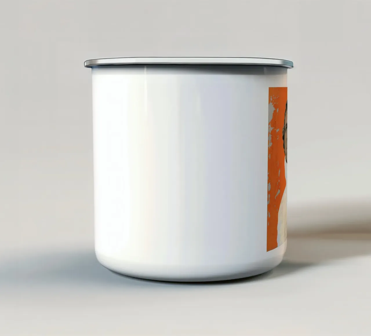Steve McQueen mug en émail de Andy Bridge