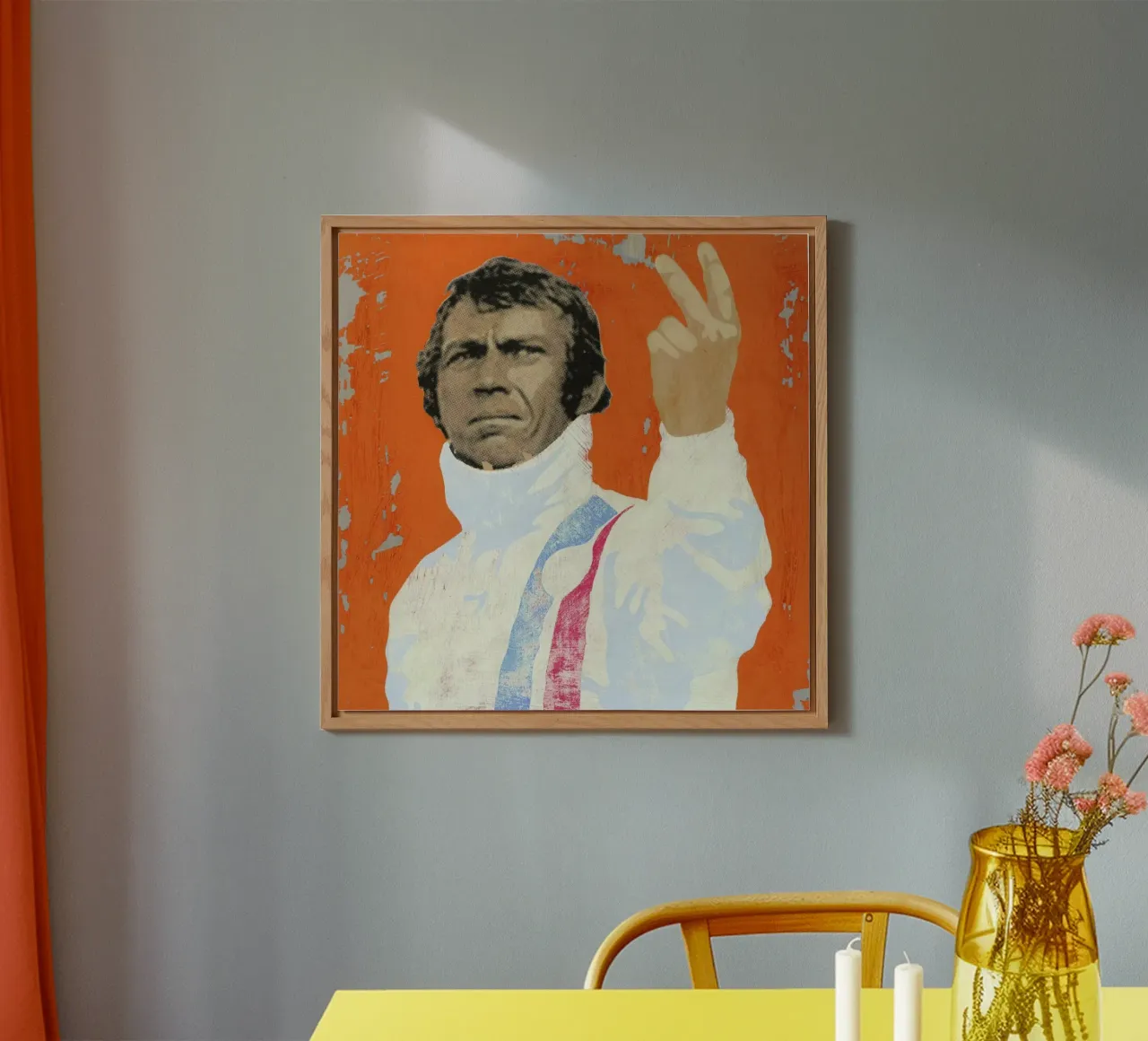 Steve McQueen alluminio dibond da Andy Bridge