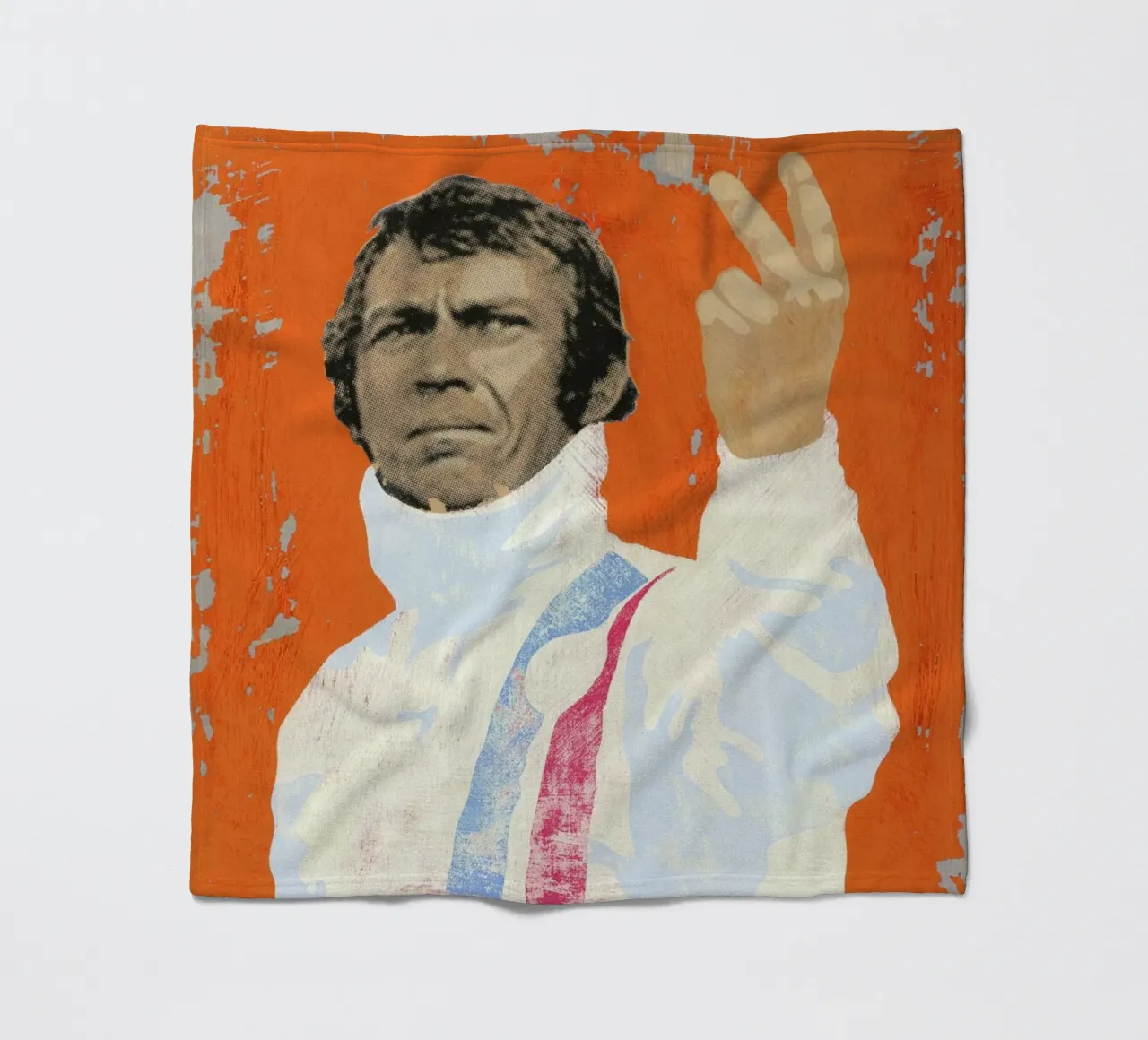 Steve McQueen coperta in pile da Andy Bridge
