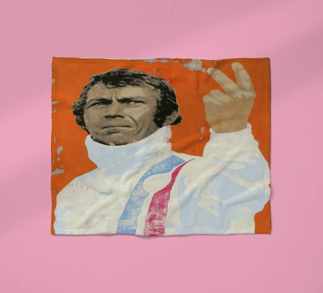 Steve McQueen coperta in pile da Andy Bridge
