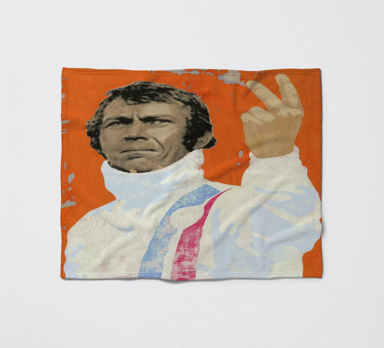 Steve McQueen coperta in pile da Andy Bridge