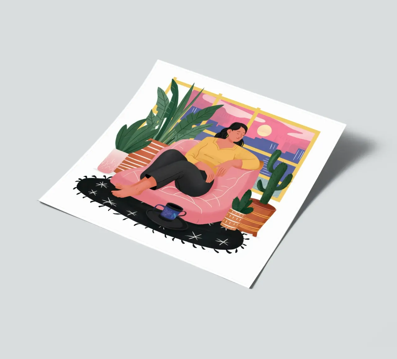Heiligdom van Rust stickervel van Flock Reverie