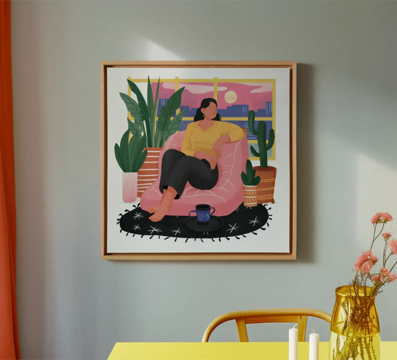 Heiligdom van Rust canvas van Flock Reverie