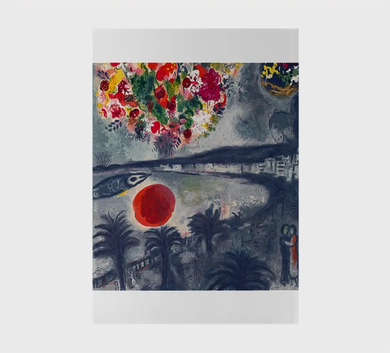 Marc Chagall Fiori astratti diario da Noel Franecki