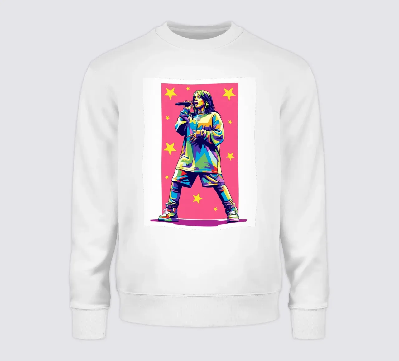 Billie Eilish style felpa da Hantamrata