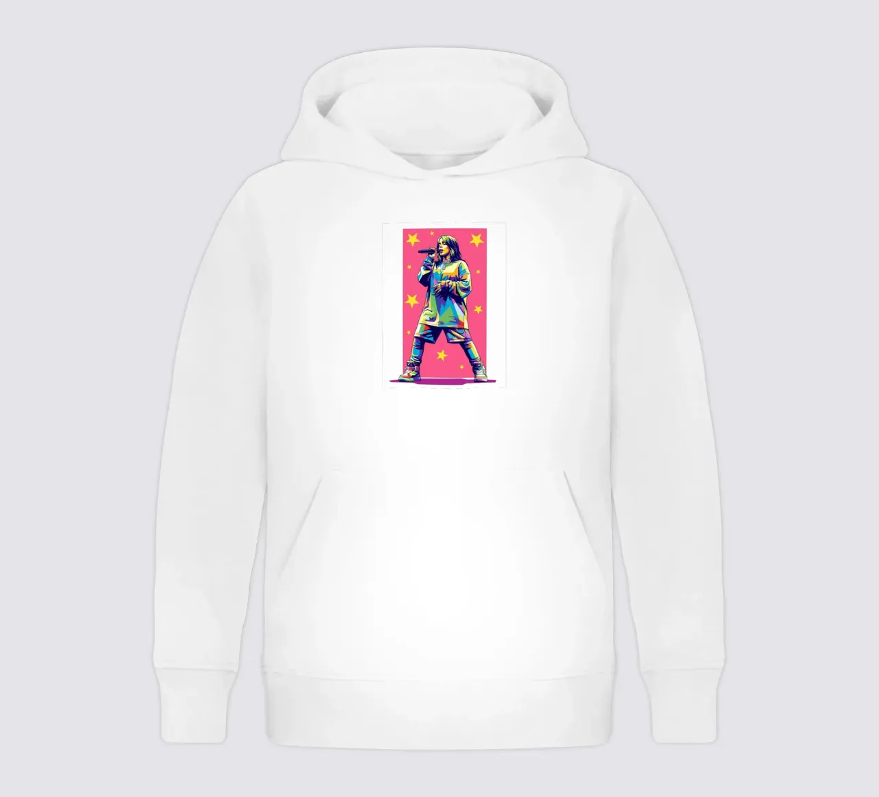 Billie Eilish style felpa bambino con cappuccio da Hantamrata