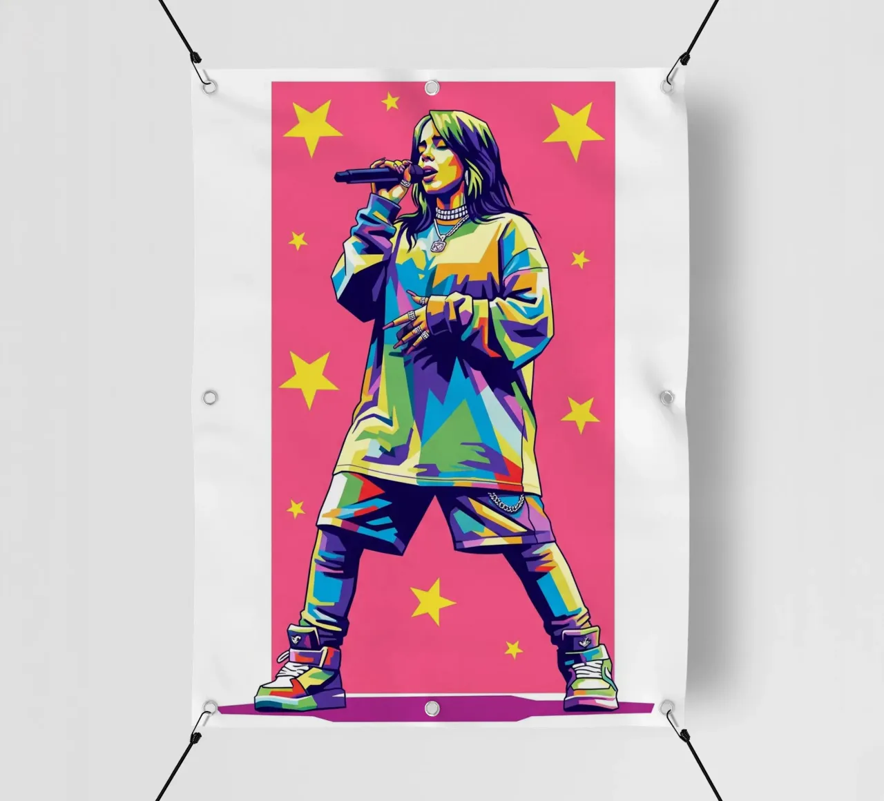 Billie Eilish style telo in pvc da Hantamrata