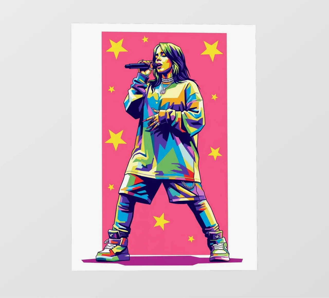 Billie Eilish style telo in pvc da Hantamrata