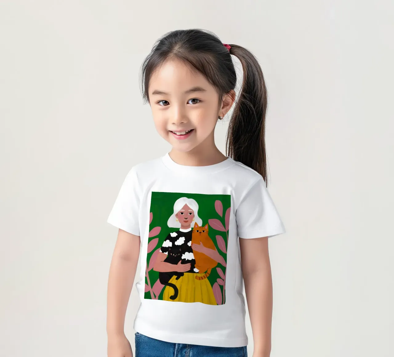 Driedubbele gember liefde kinder t-shirt van Prism Ritual