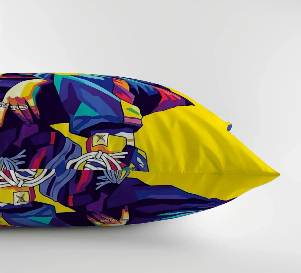 Billie Eilish in WPAP art style cuscino da Hantamrata