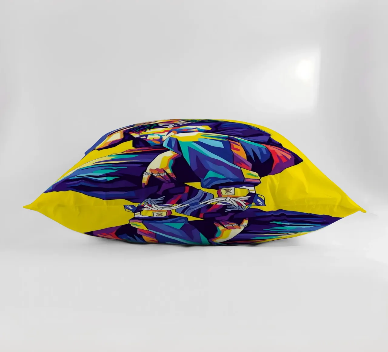 Billie Eilish in WPAP art style cuscino da Hantamrata