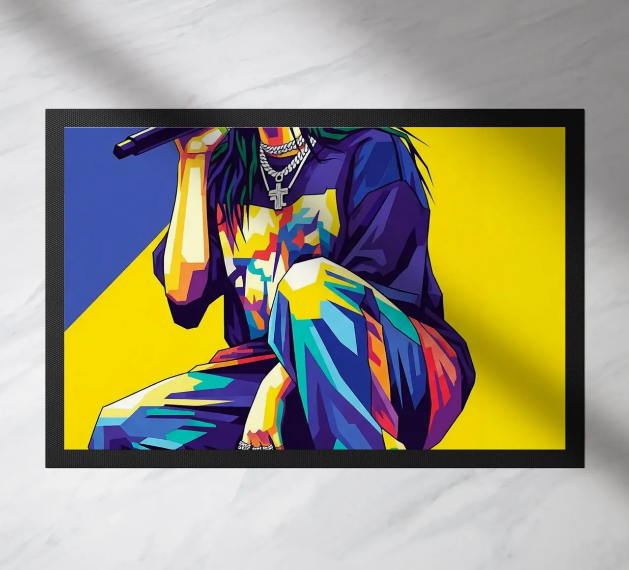 Billie Eilish in WPAP art style zerbino da Hantamrata