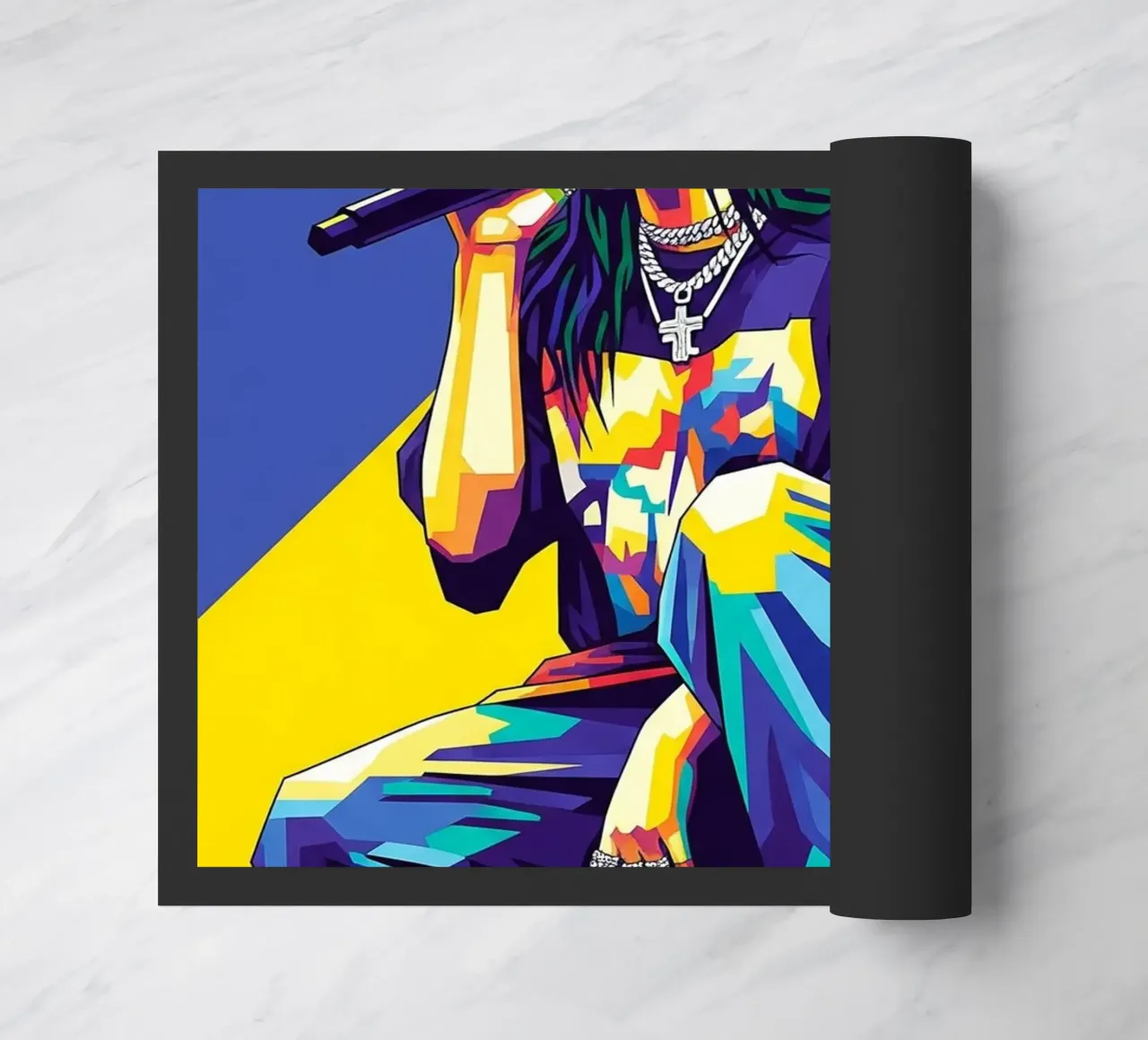 Billie Eilish in WPAP art style zerbino da Hantamrata