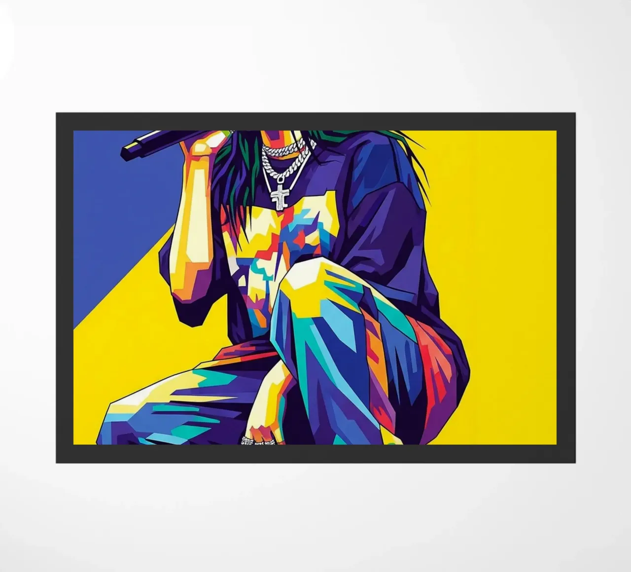 Billie Eilish in WPAP art style zerbino da Hantamrata