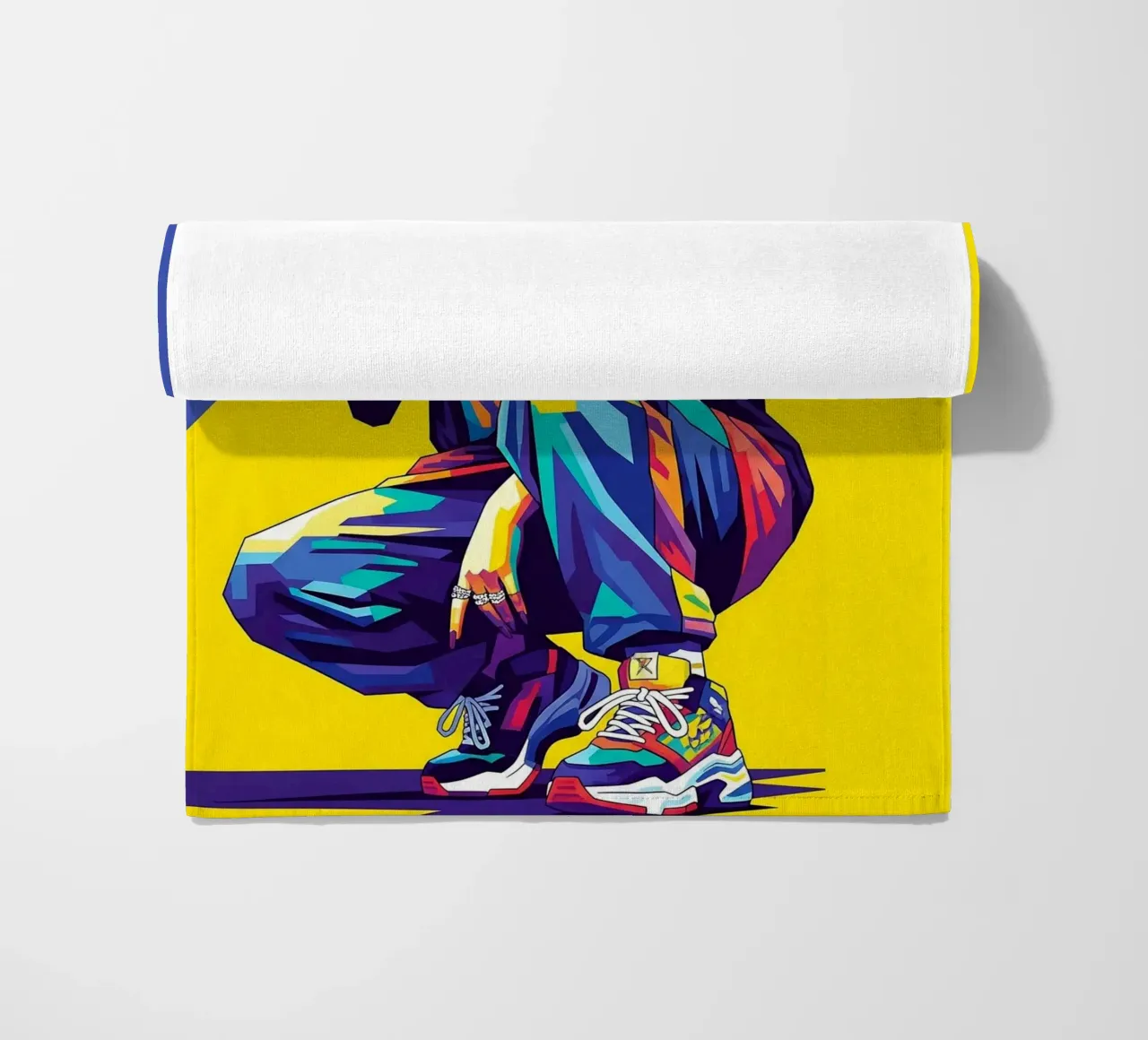 Billie Eilish in WPAP art style telo mare da Hantamrata