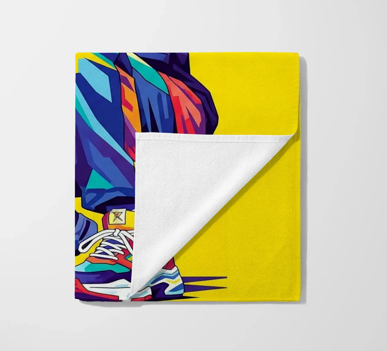 Billie Eilish in WPAP art style telo mare da Hantamrata