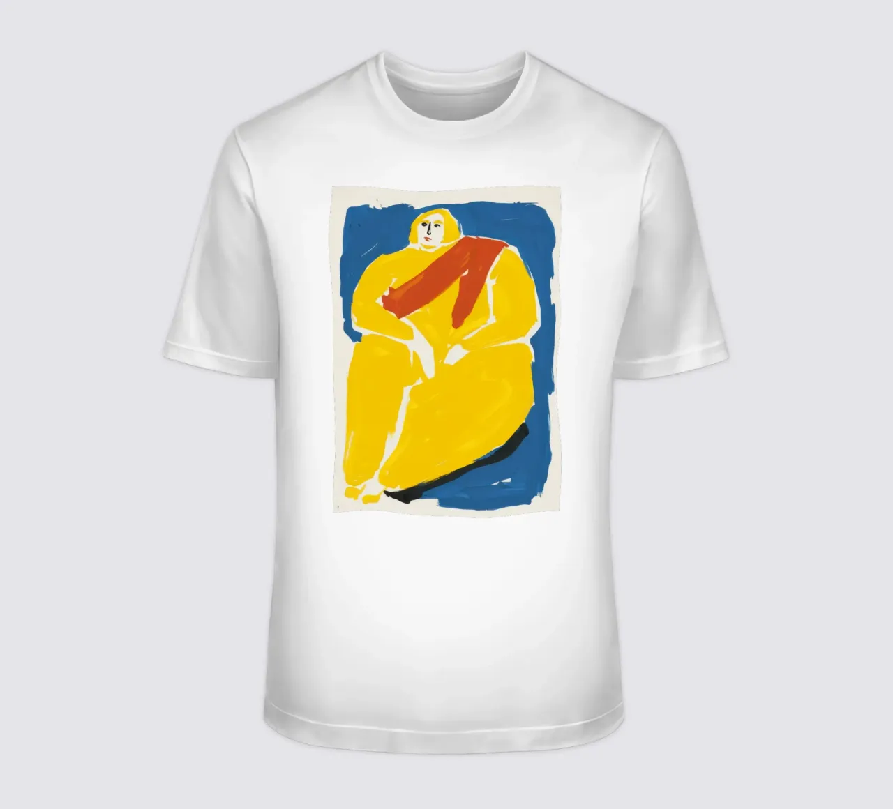 Figura d'oro in posa t-shirt da Veil Maya