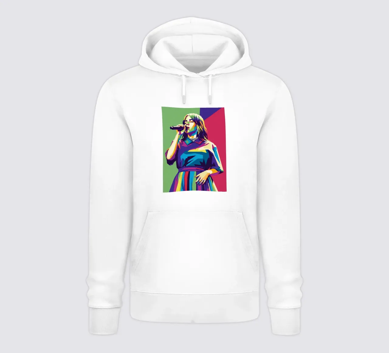 Billie Eilish trending felpa con cappuccio da Hantamrata
