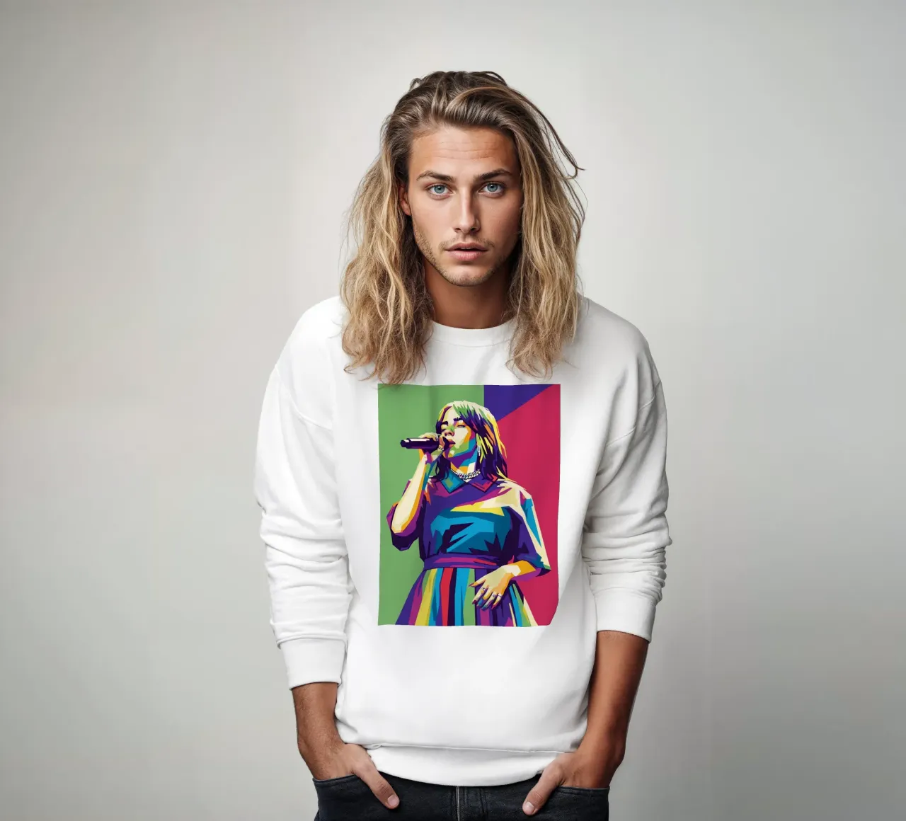 Billie Eilish trending felpa da Hantamrata