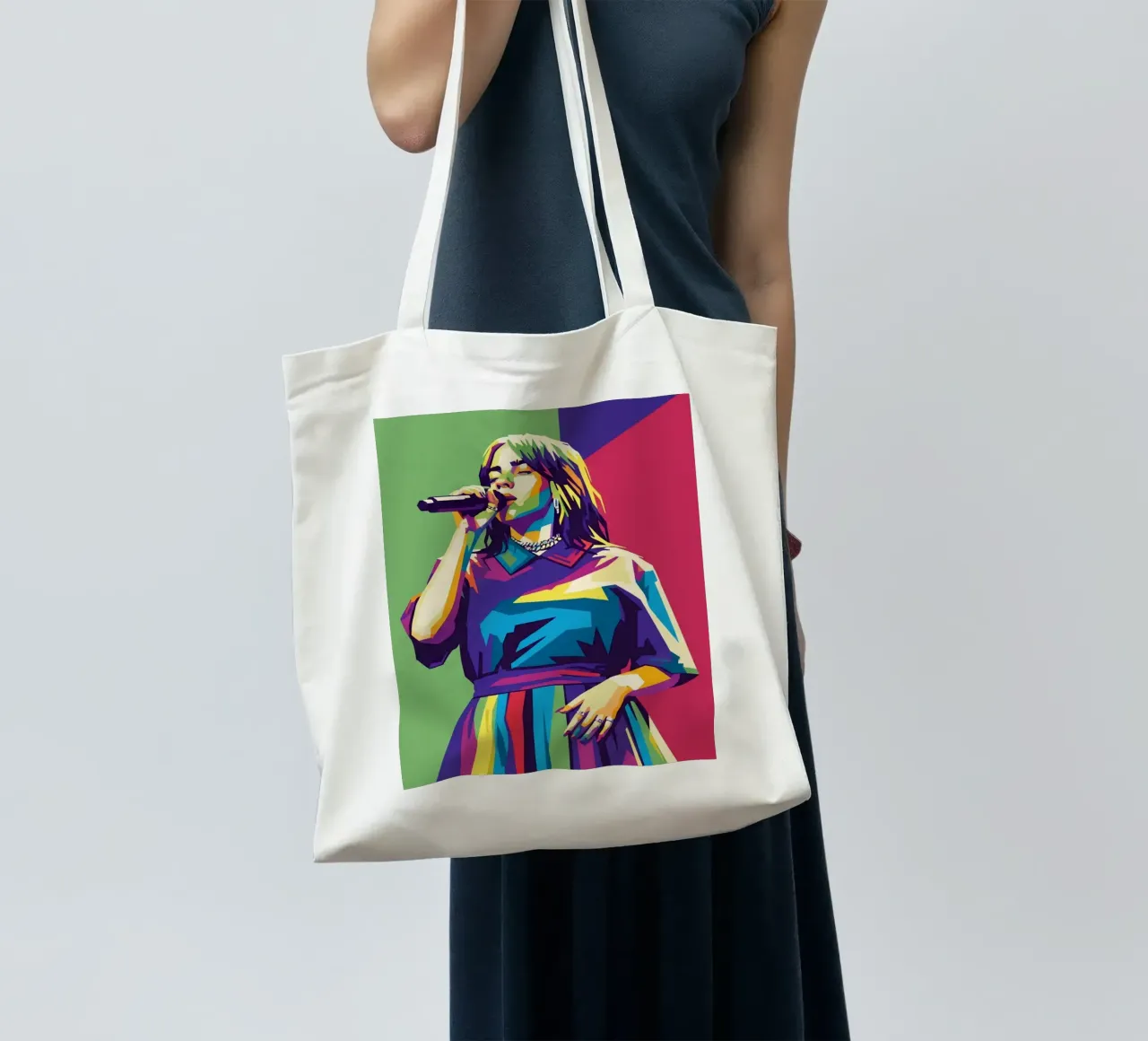 Billie Eilish trending borsa in juta da Hantamrata