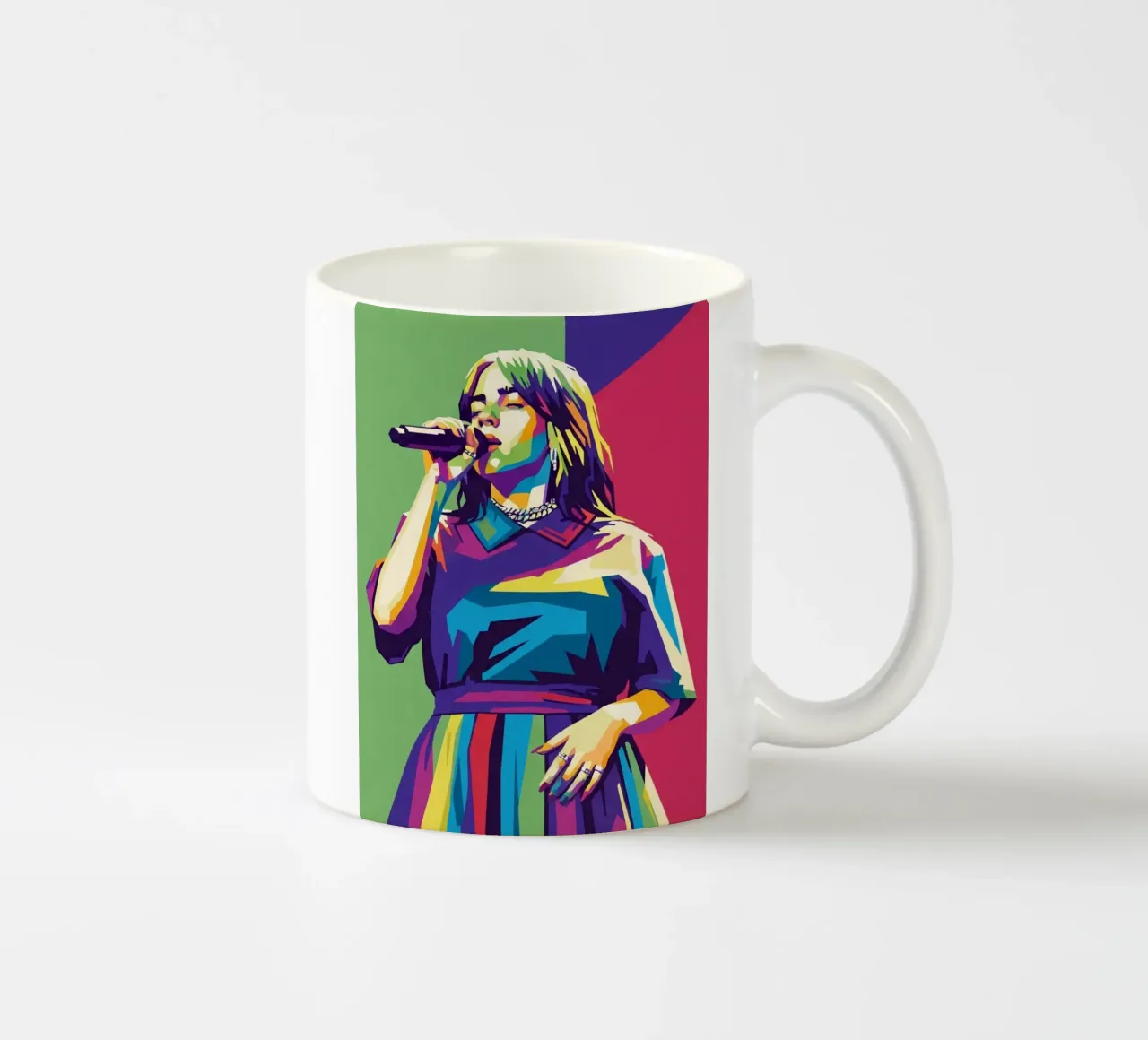 Billie Eilish trending tazza in ceramica da Hantamrata