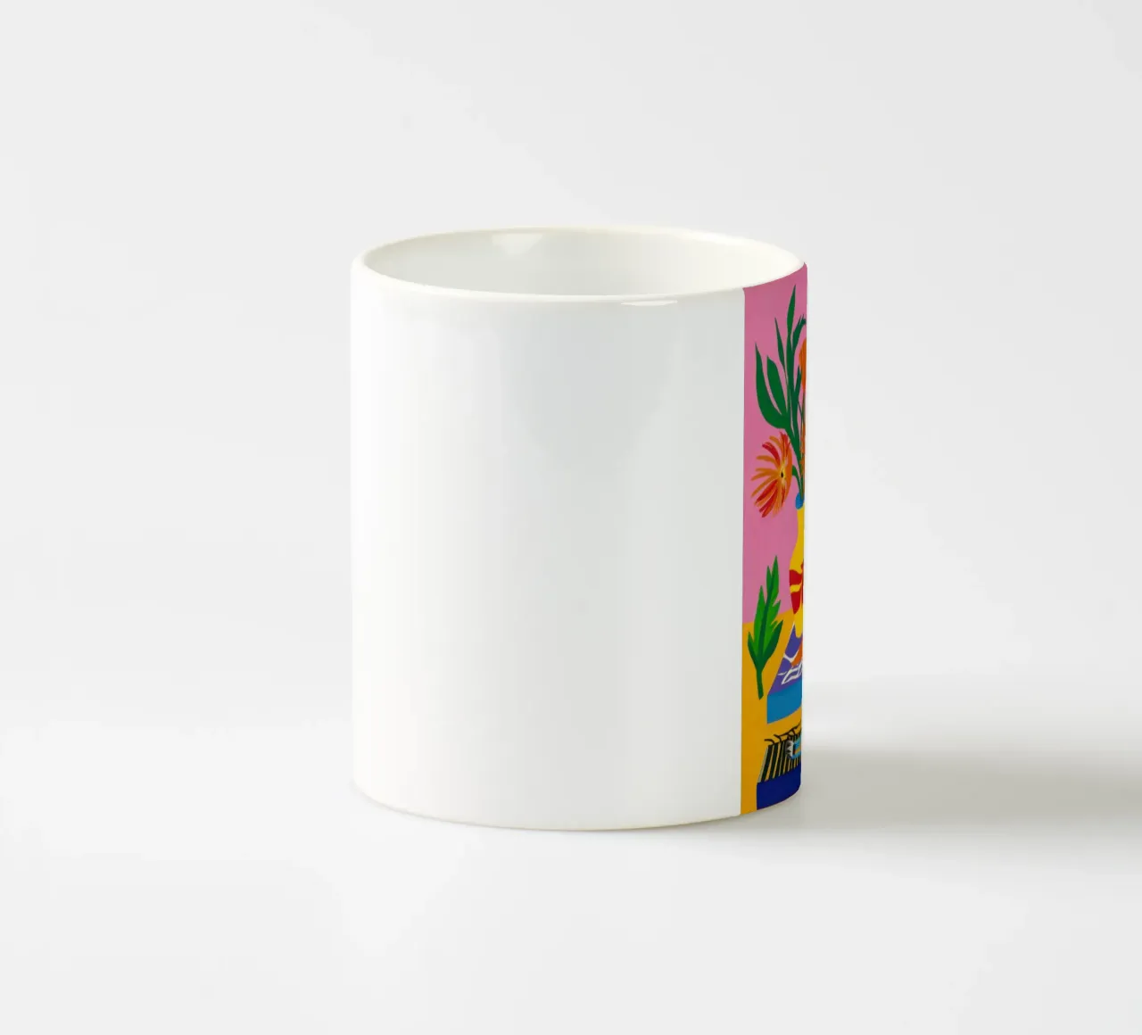 Ipnotica quiete geometrica tazza in ceramica da Prism Ritual
