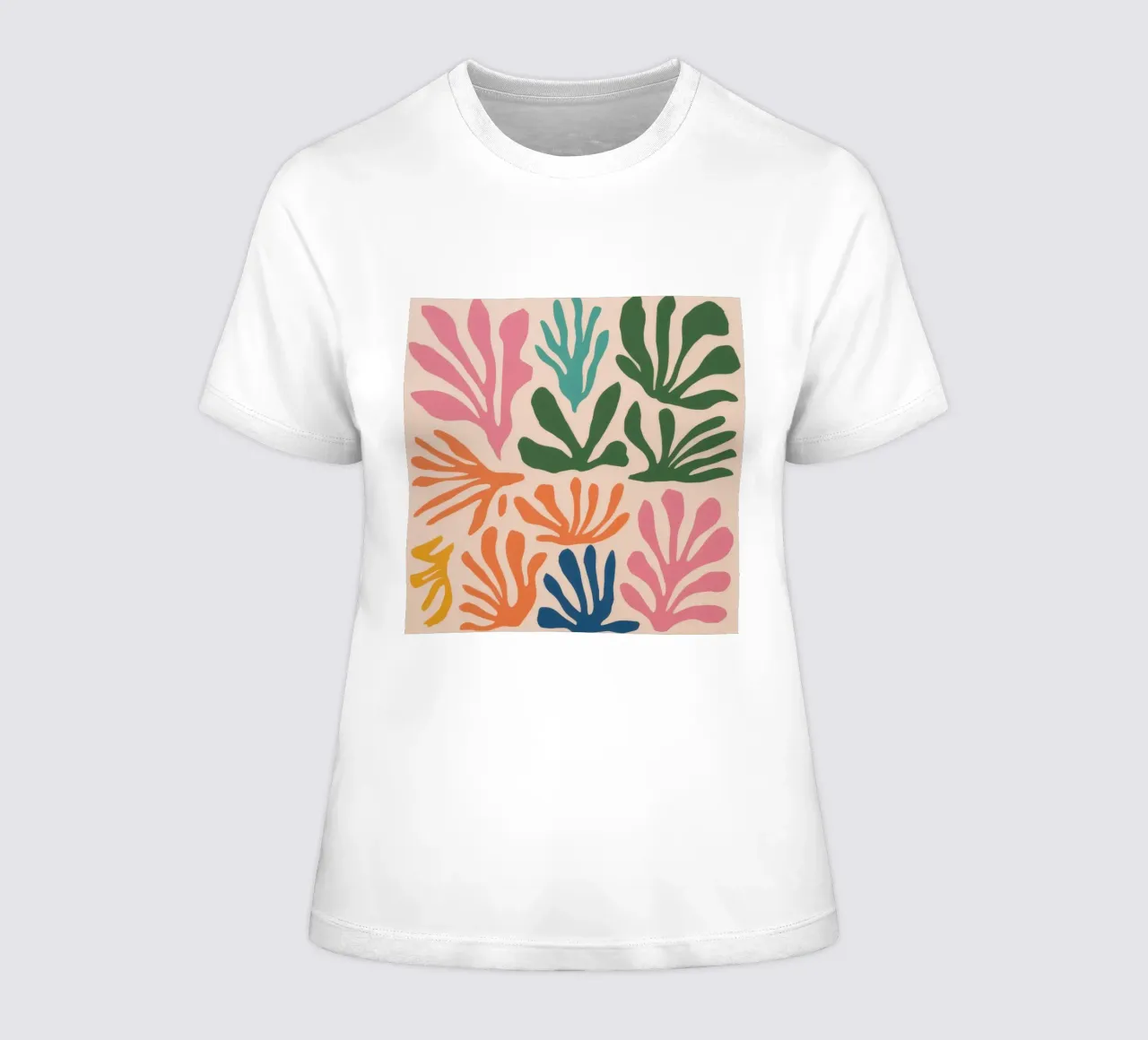 Maraoui Botanical Dance women's fitted t-shirt by Veil Maya