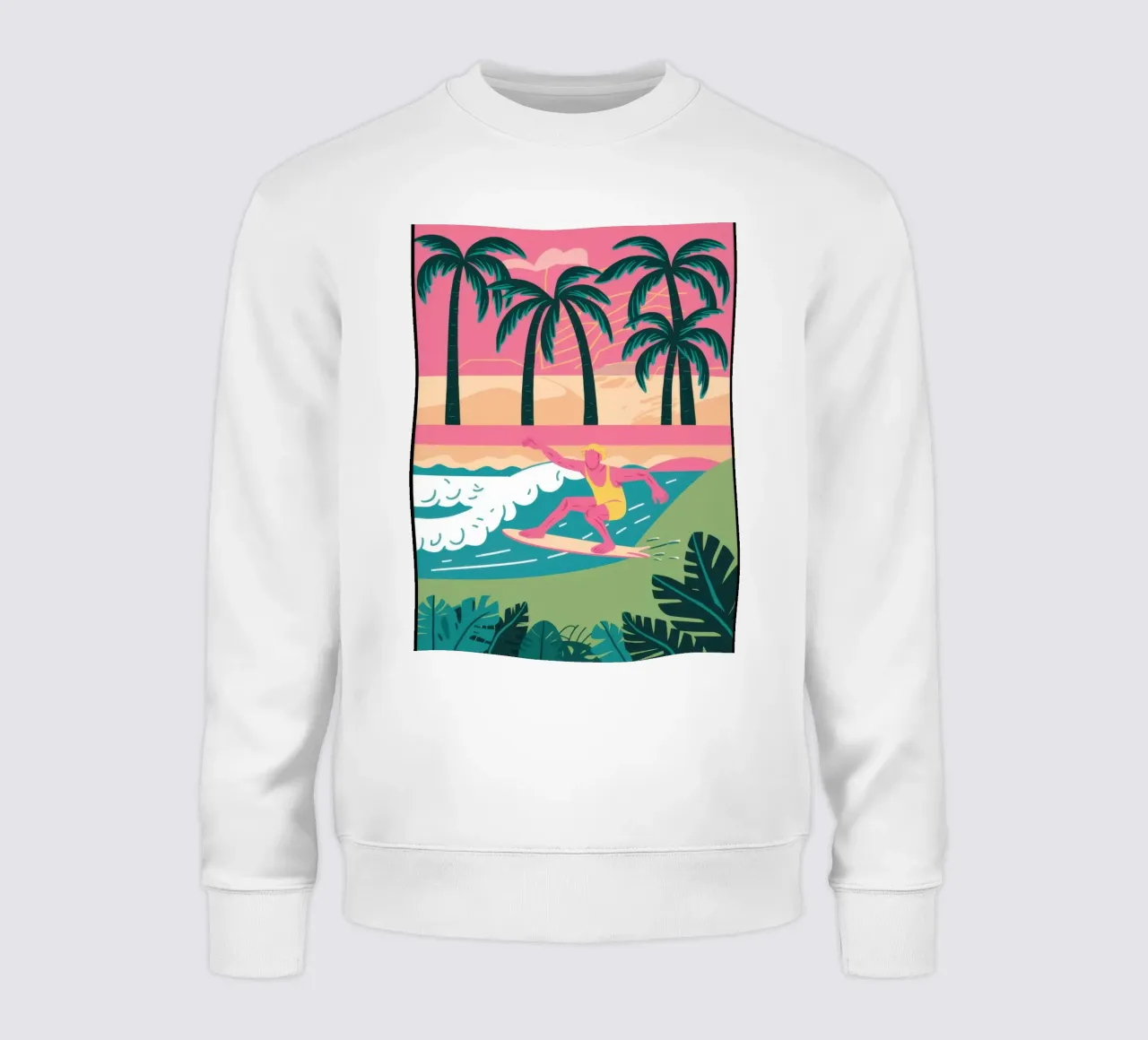 Surf pastello retrò felpa da Prism Ritual