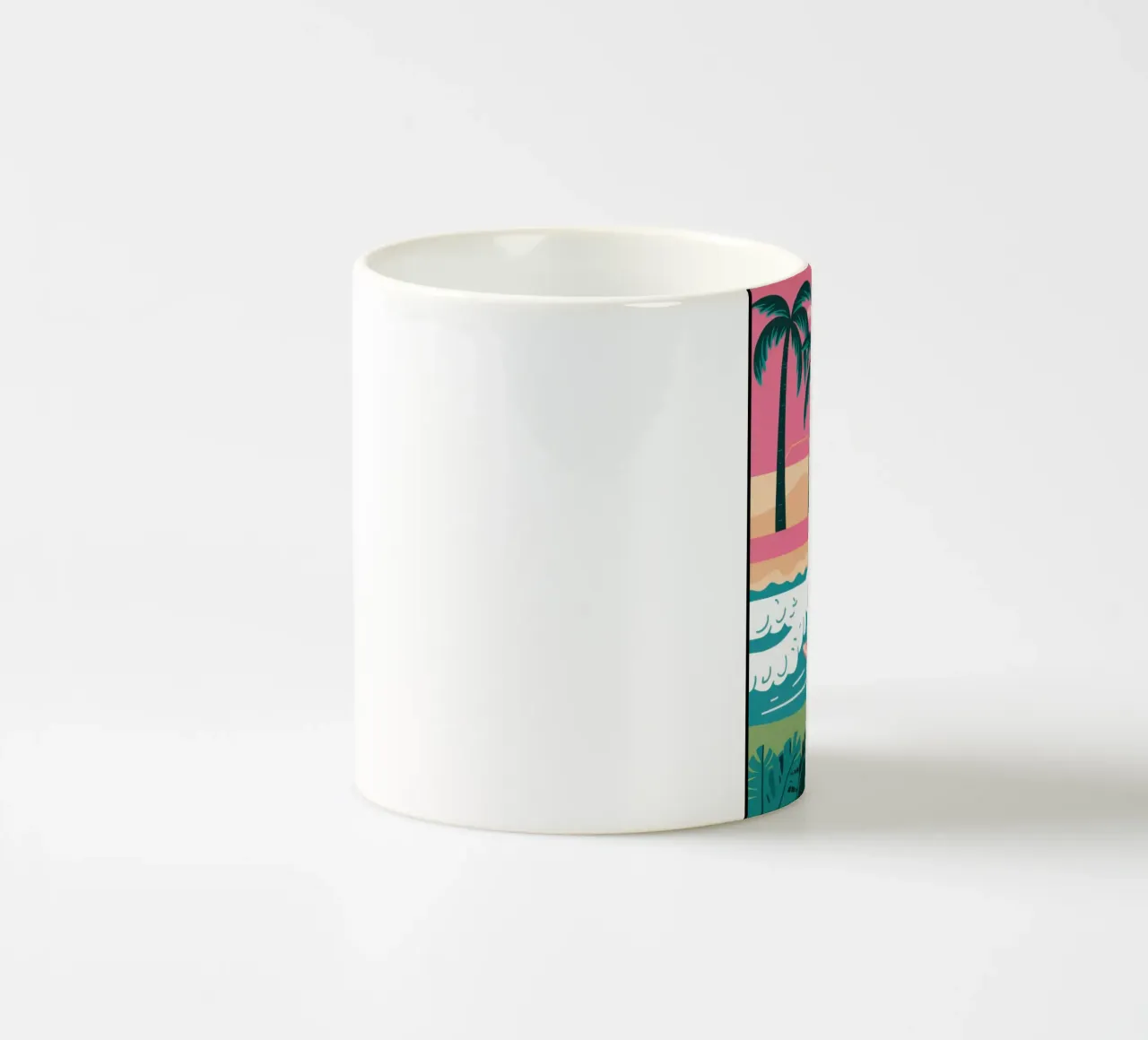 Surf pastello retrò tazza in ceramica da Prism Ritual
