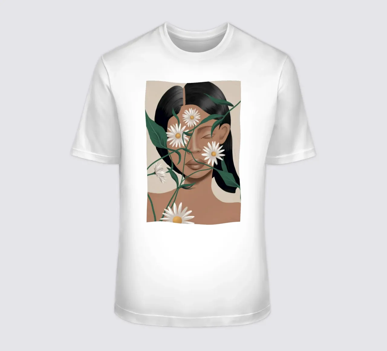Margherite nei capelli t-shirt da Flock Reverie