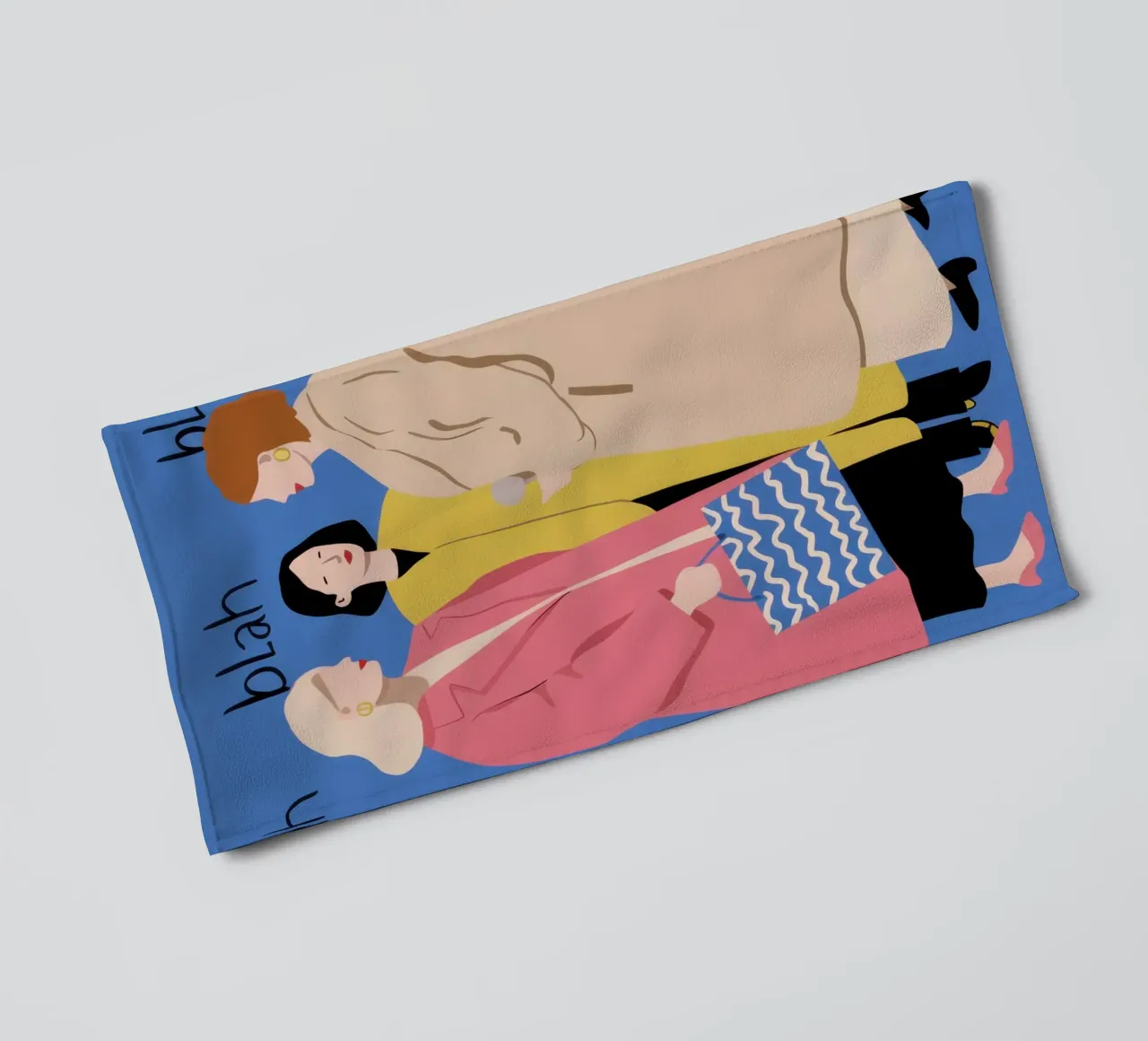 The Gossip Trio towel by Veil Maya
