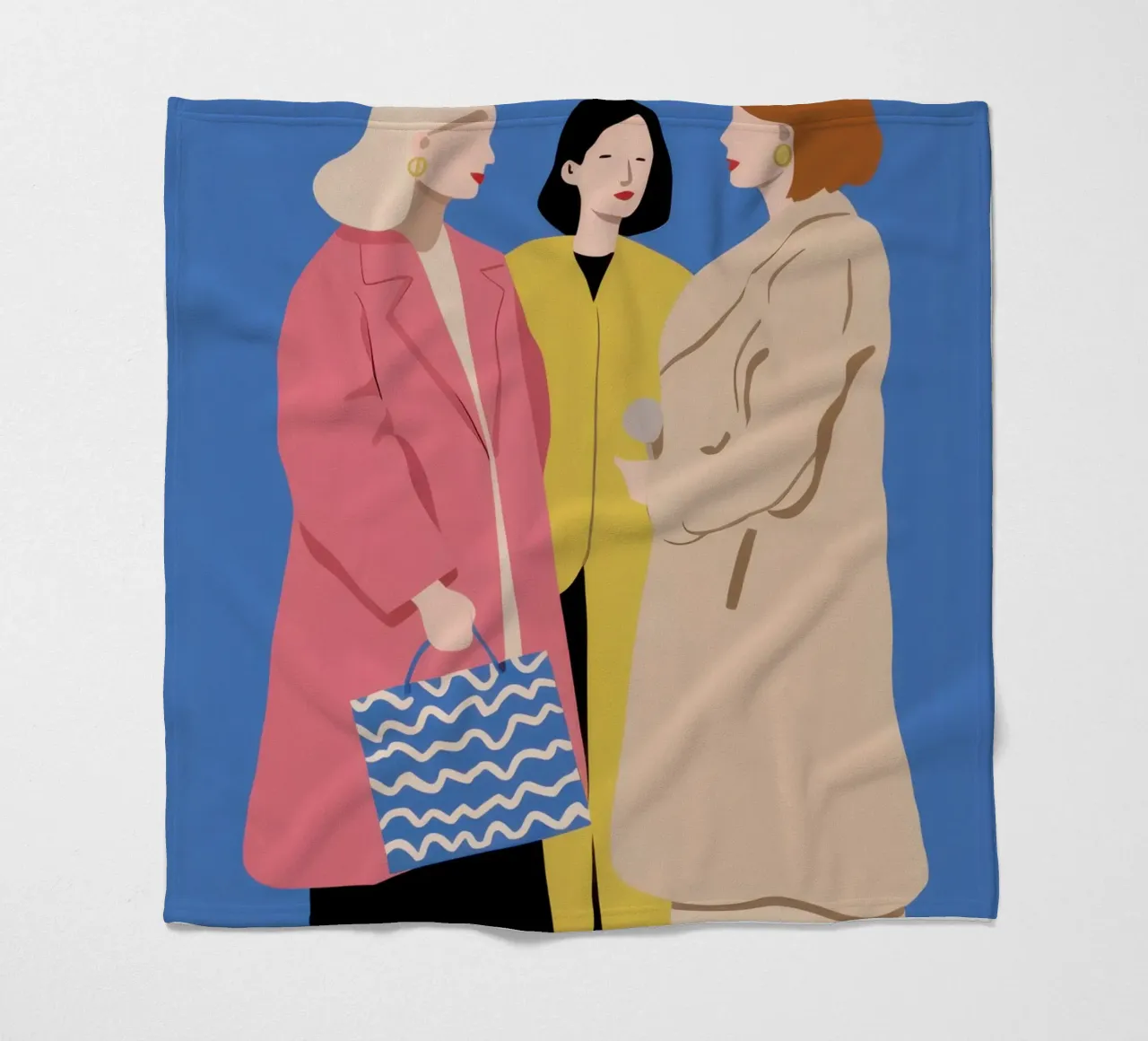 Il Trio Gossip coperta in pile da Veil Maya