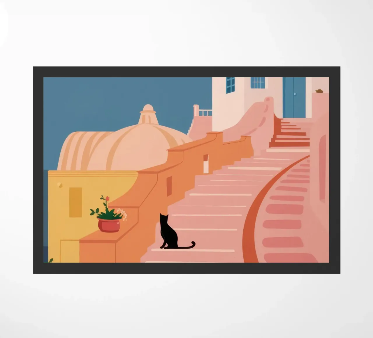 Roseate trapkat deurmat van Prism Ritual