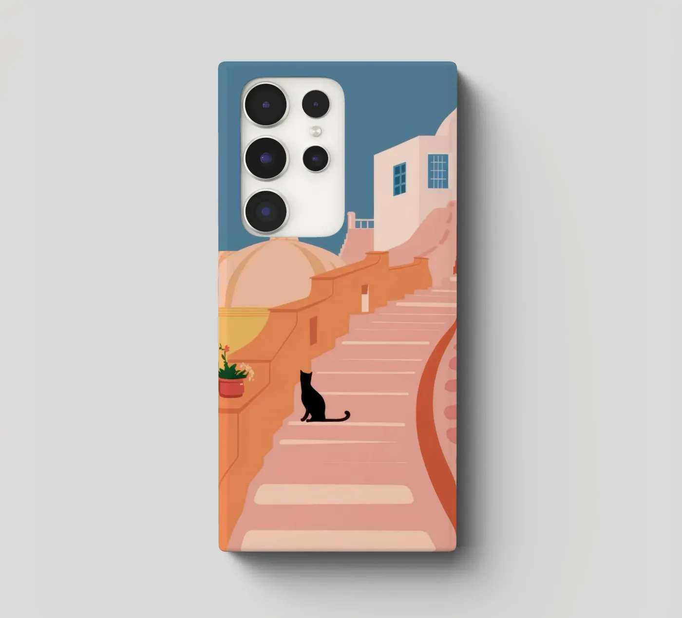 Gatto rosato delle scale cover samsung da Prism Ritual