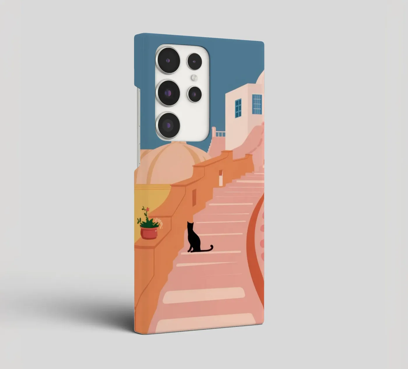 Gatto rosato delle scale cover samsung da Prism Ritual