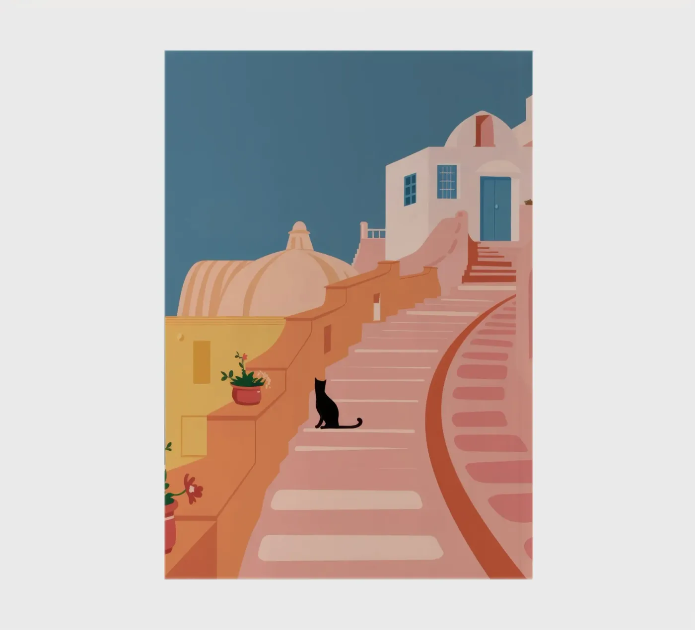 Roseate trapkat notitieboek van Prism Ritual