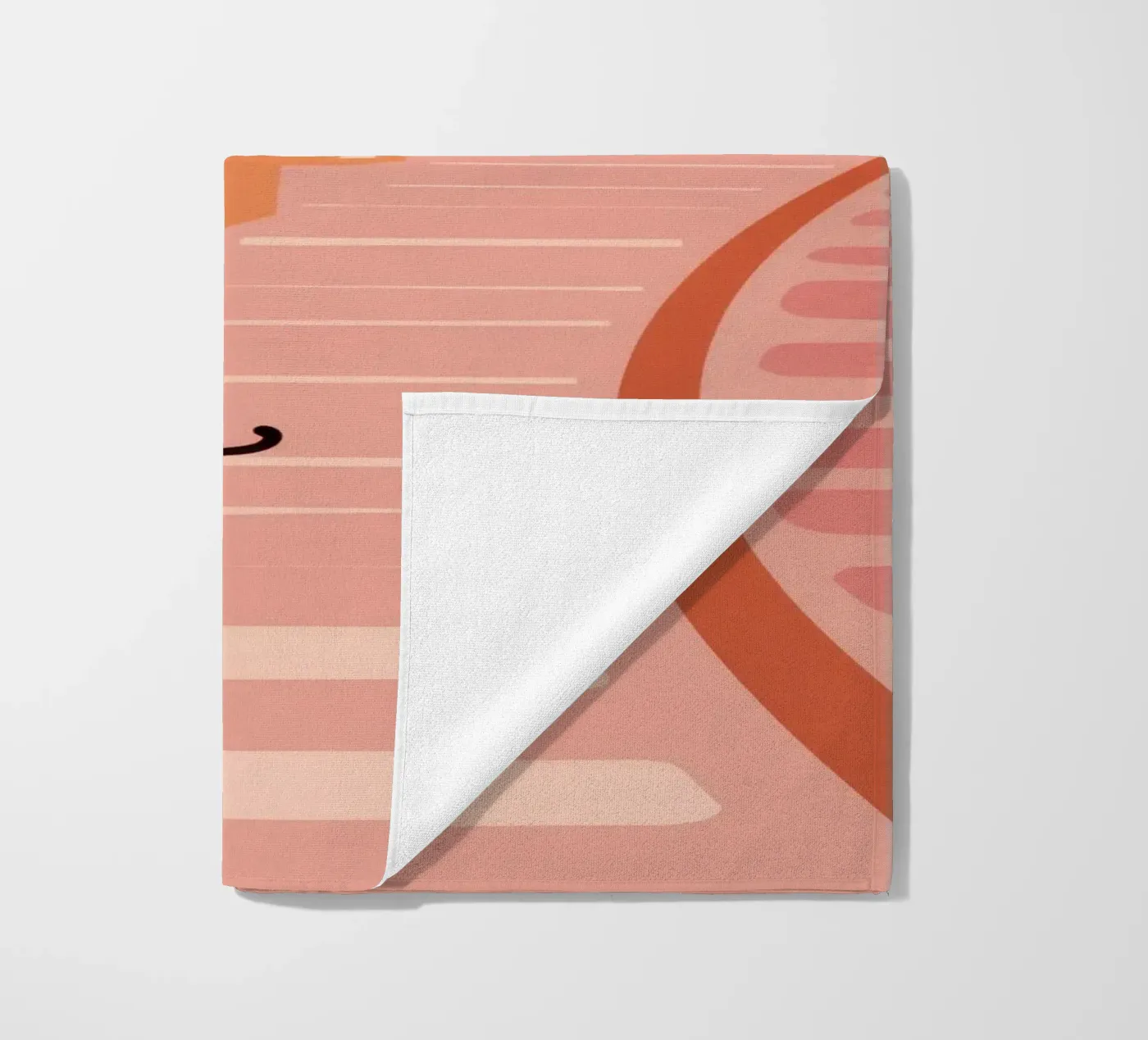 Roseate Stairway Cat Strandtuch von Prism Ritual