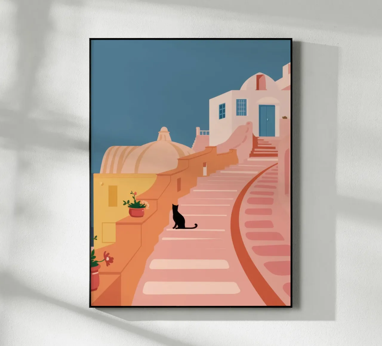 Rosentreppenkatze Acryl-Glas von Prism Ritual