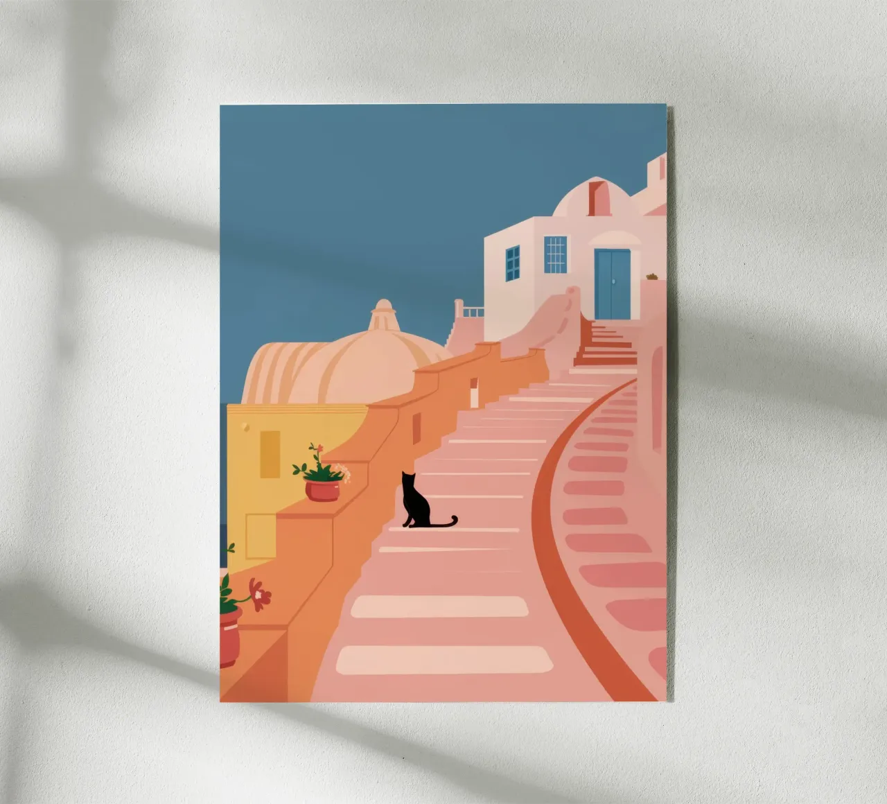 Rosentreppenkatze Acryl-Glas von Prism Ritual