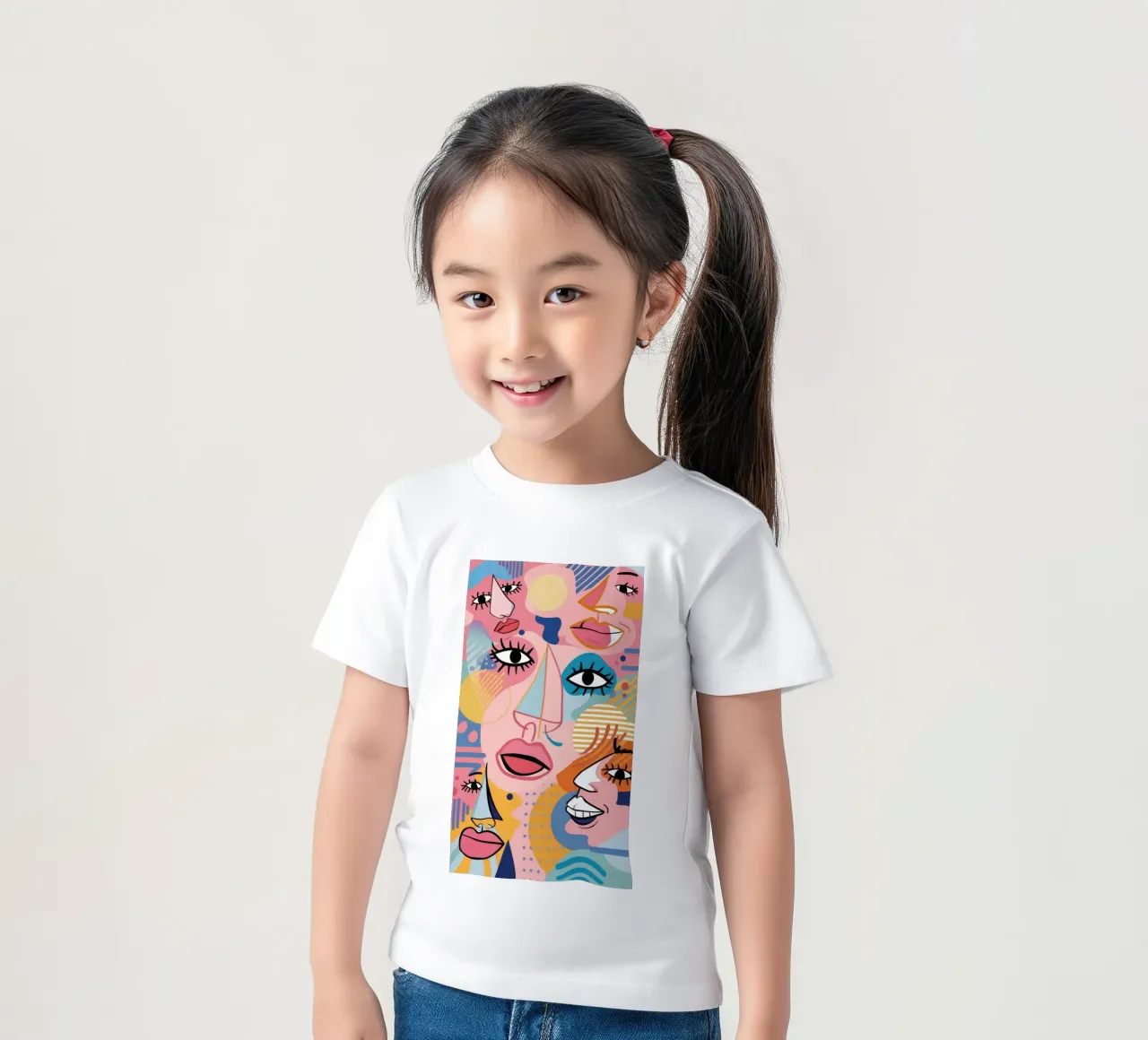 Fragmentierte Schönheit Kinder T-Shirt von Flock Reverie