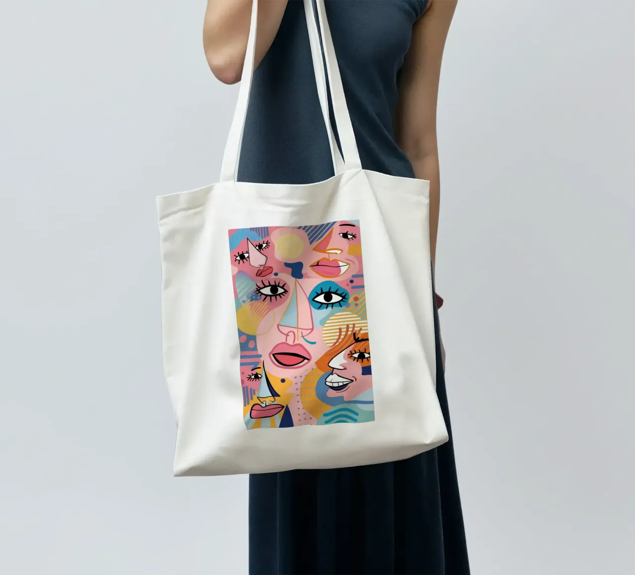 Bellezza frammentata borsa in juta da Flock Reverie